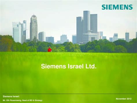 siemens israel.